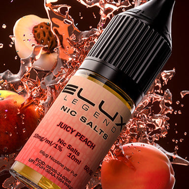 Elux Legend Juicy Peach 10ml Nic Salt Eliquid
