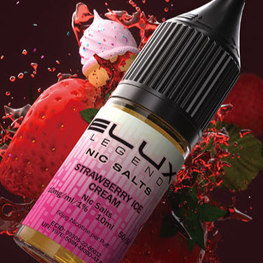Elux Legend Strawberry Ice Cream 10ml Nic Salt Eliquid