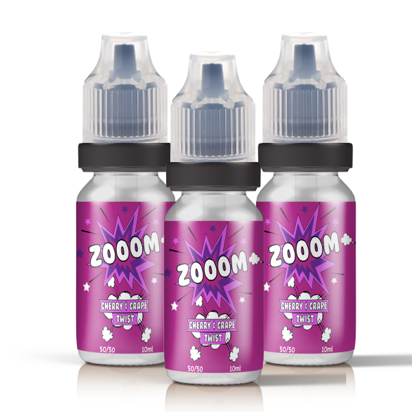 Zooom Cherry & Grape Twist 10ml Eliquid