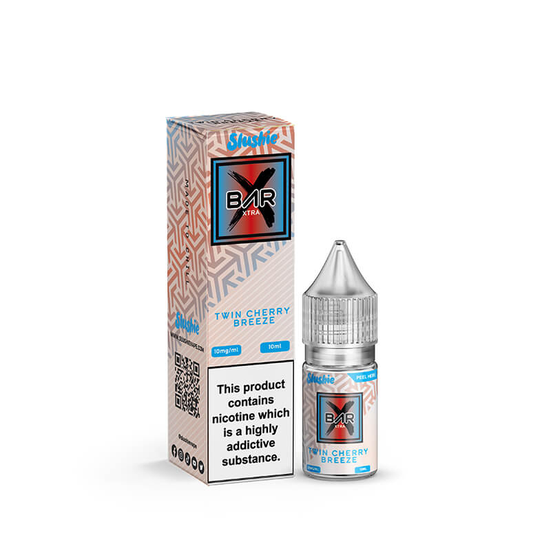 Slushie Bar Xtra Twin Cherry Breeze 10ml Nic Salt Eliquid