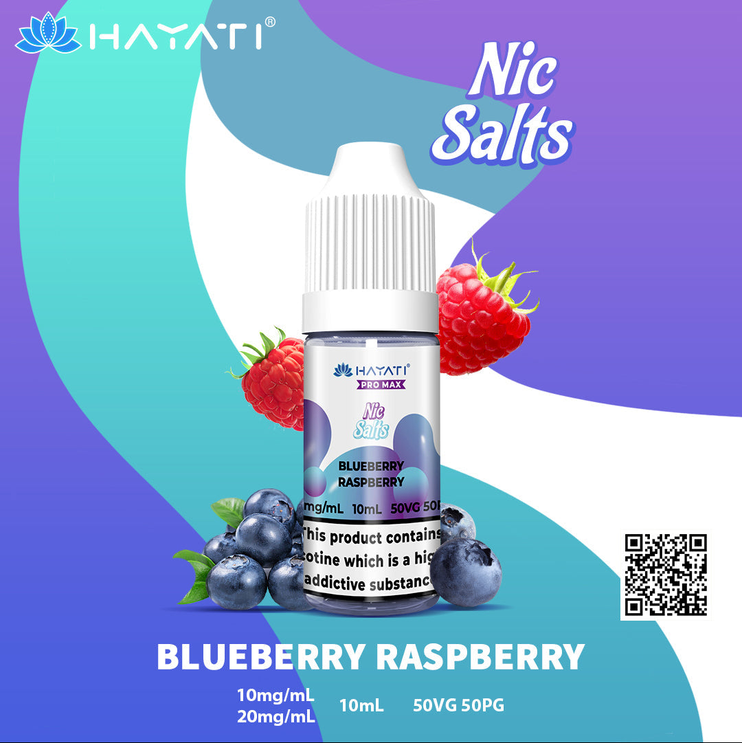 Hayati Pro Max Blueberry Raspberry 10ml Nic Salt Eliquid