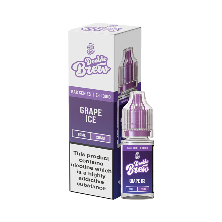 Double Brew Grape Ice 10ml Nic Salt E-Liquid
