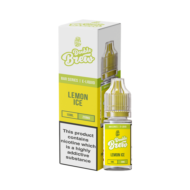 Double Brew Lemon Ice 10ml Nic Salt E-Liquid