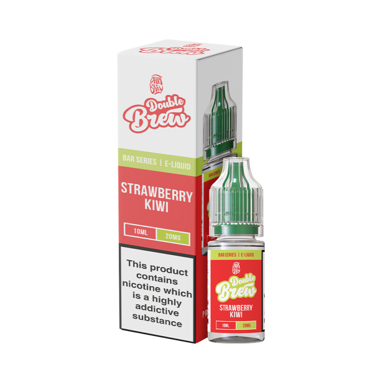Double Brew Strawberry Kiwi 10ml Nic Salt E-Liquid