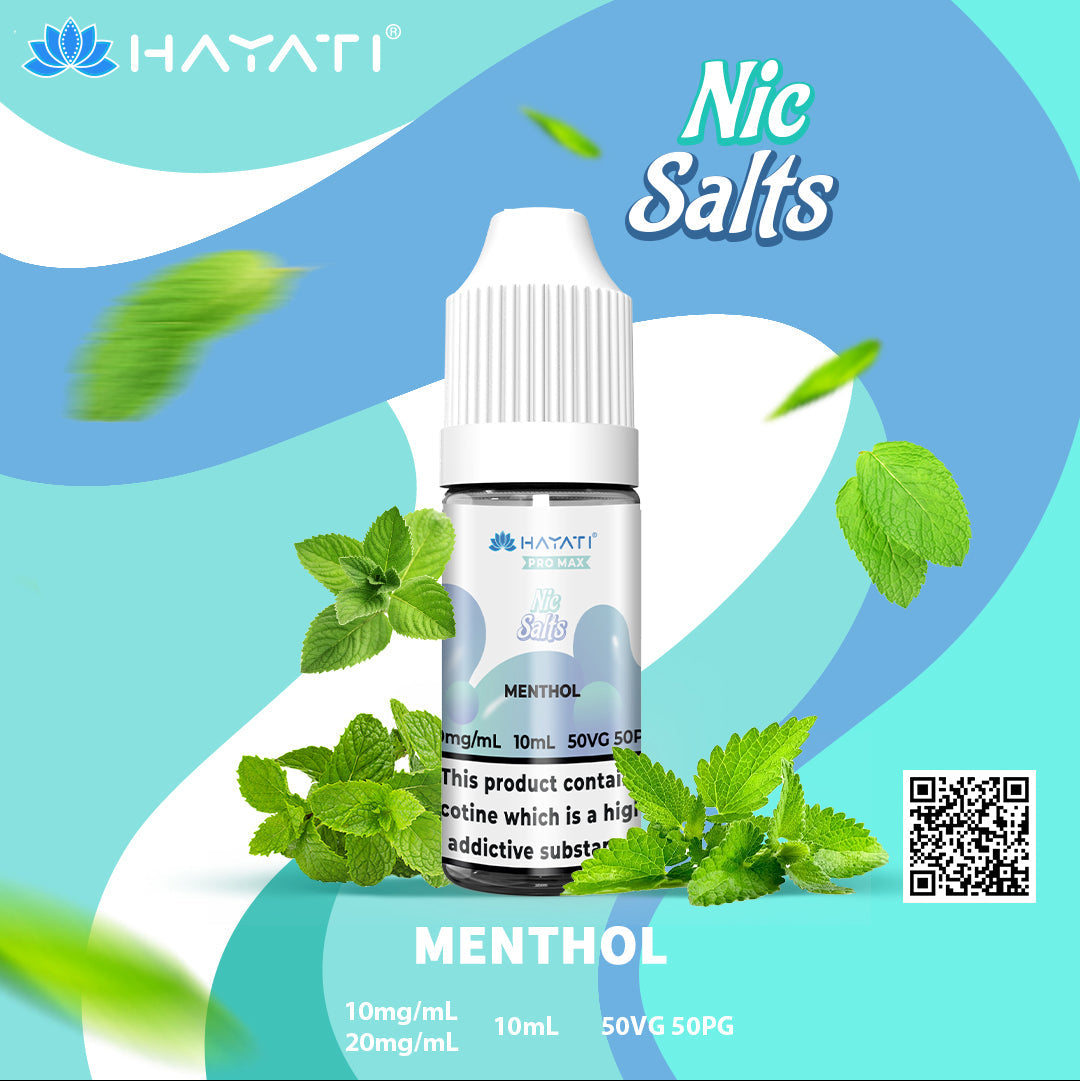 Hayati Pro Max Menthol 10ml Nic Salt Eliquid