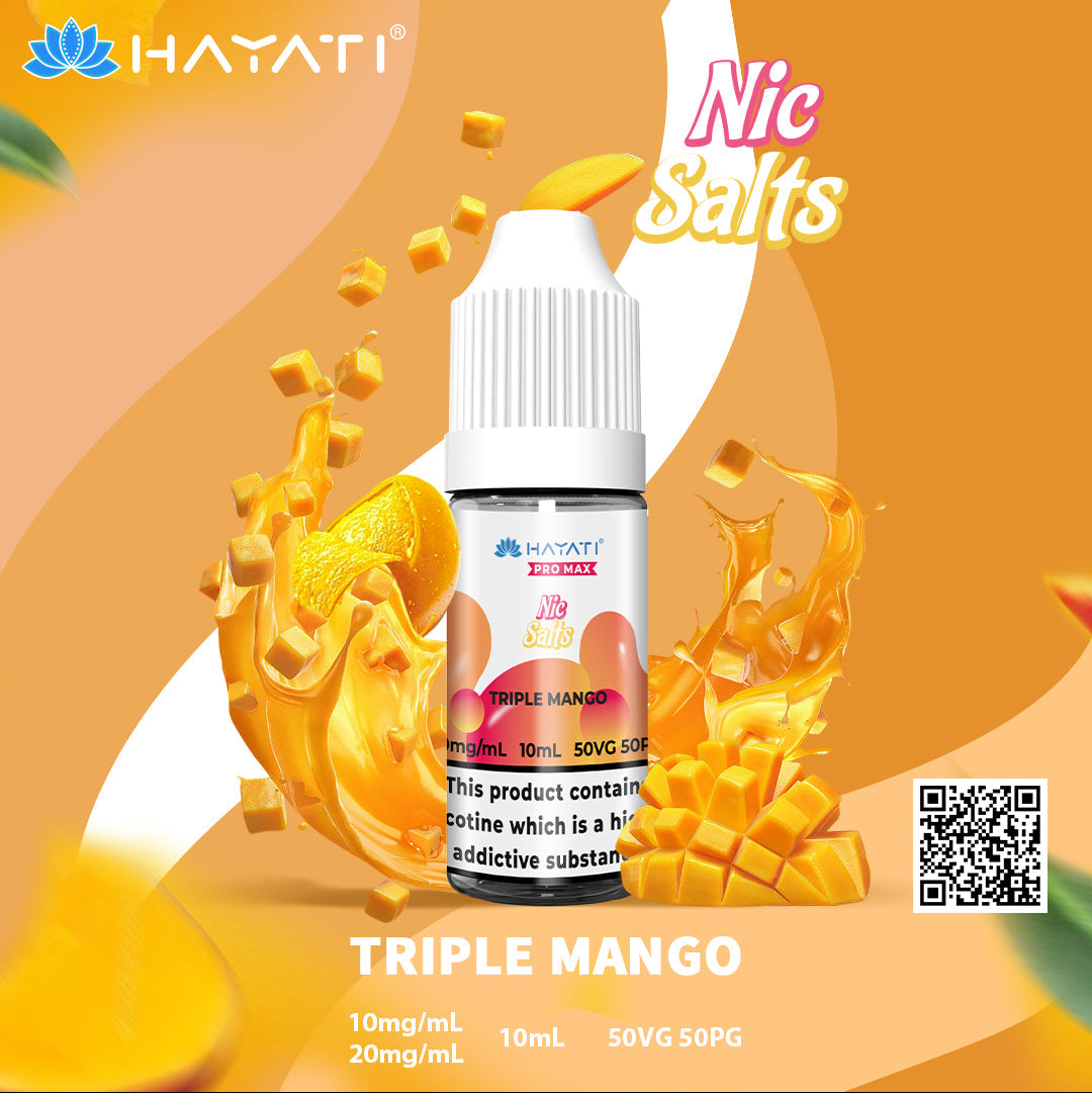 Hayati Pro Max Triple Mango 10ml Nic Salt Eliquid