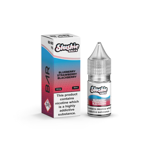 BAR by Slushie Blueberry Strawberry Blackberry 10ml Nic Salt Eliquid