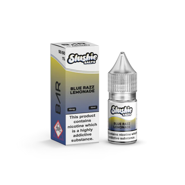 BAR by Slushie Blue Razz Lemonade 10ml Nic Salt Eliquid