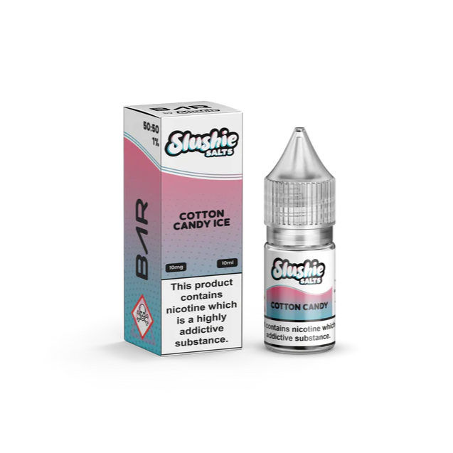 BAR by Slushie Cotton Candy 10ml Nic Salt Eliquid