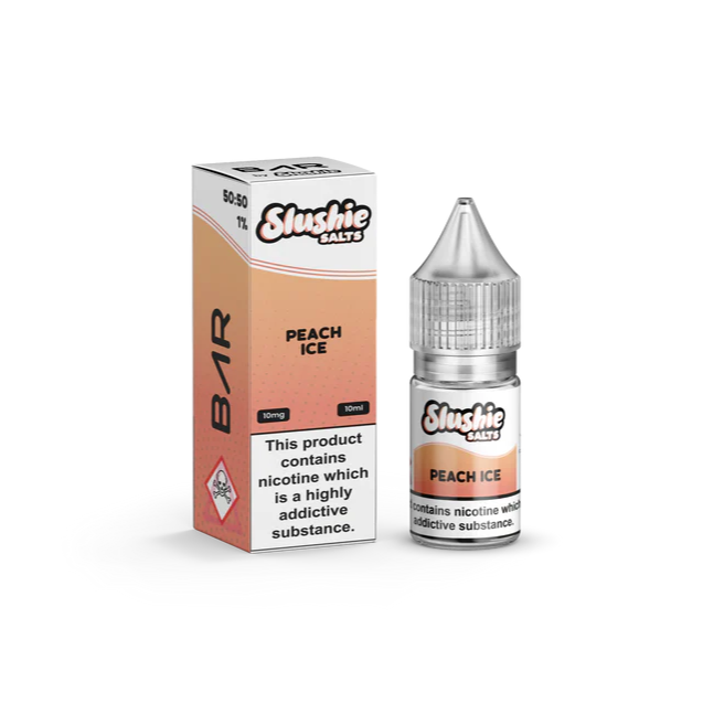 BAR by Slushie Peach Ice 10ml Nic Salt Eliquid
