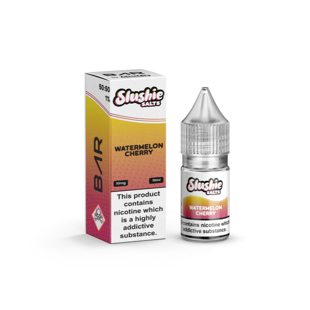 BAR by Slushie Watermelon Cherry 10ml Nic Salt Eliquid