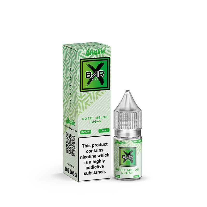 Slushie Bar Xtra Sweet Melon Sugar 10ml Nic Salt Eliquid