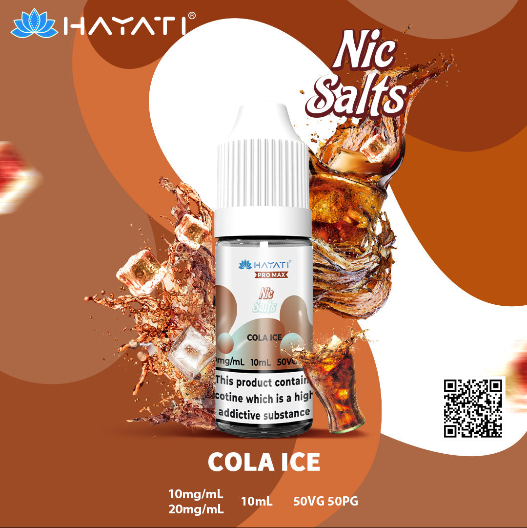 Hayati Pro Max Cola Ice 10ml Nic Salt Eliquid