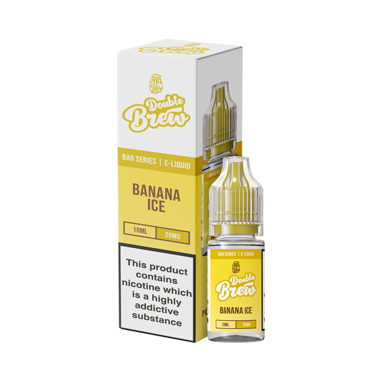 Double Brew Banana Ice 10ml Nic Salt E-Liquid