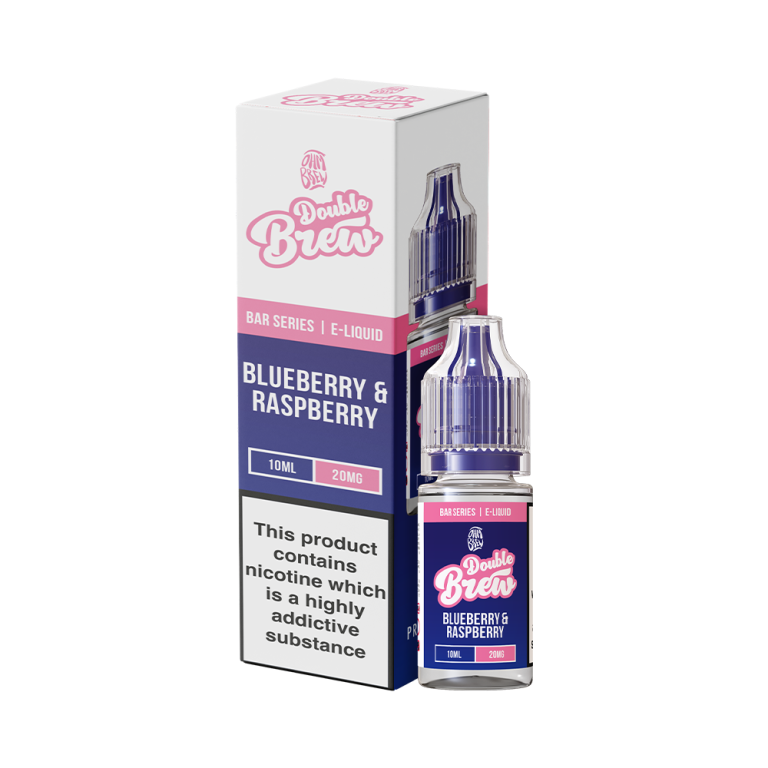 Double Brew Blueberry & Raspberry 10ml Nic Salt E-Liquid
