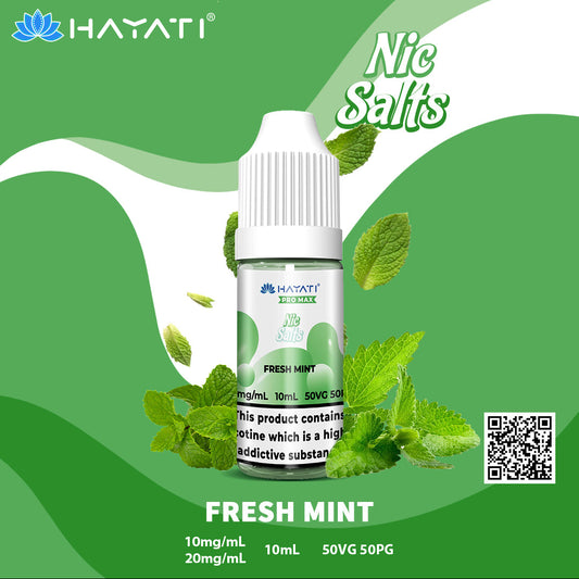 Hayati Pro Max Fresh Mint 10ml Nic Salt Eliquid
