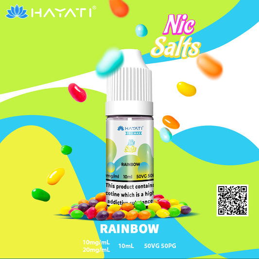 Hayati Pro Max Rainbow 10ml Nic Salt Eliquid