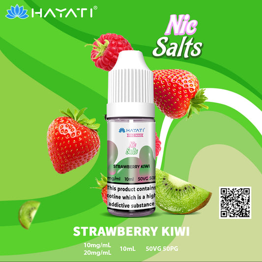 Hayati Pro Max Strawberry Kiwi 10ml Nic Salt Eliquid