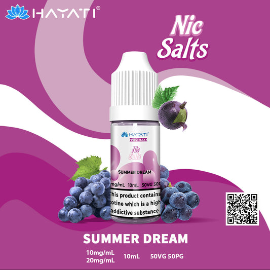 Hayati Pro Max Summer Dream 10ml Nic Salt Eliquid