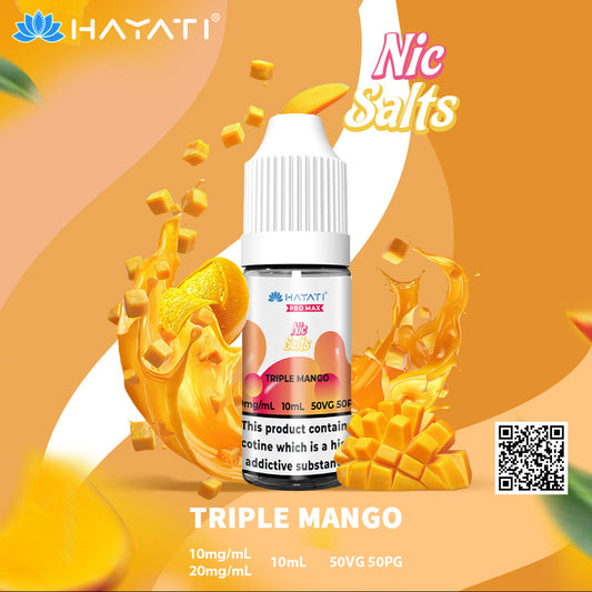 Hayati Pro Max Triple Mango 10ml Nic Salt Eliquid