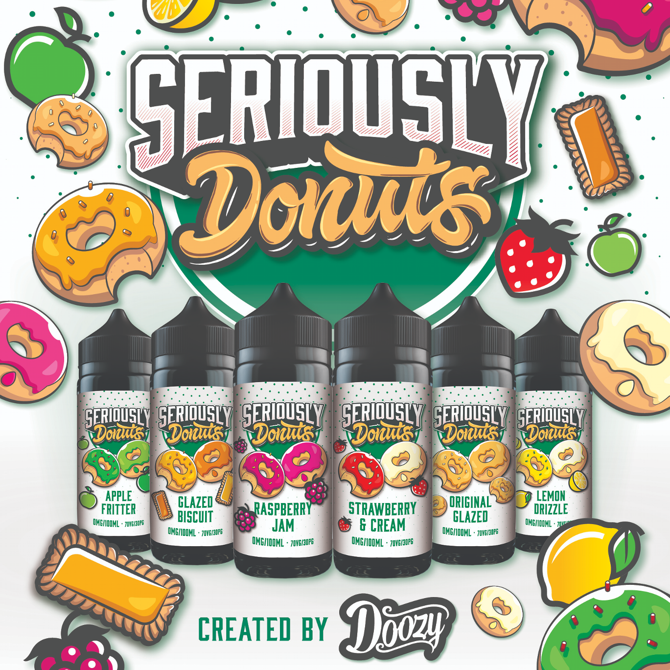 Seriously Donuts 100ml Shortfill Eliquid