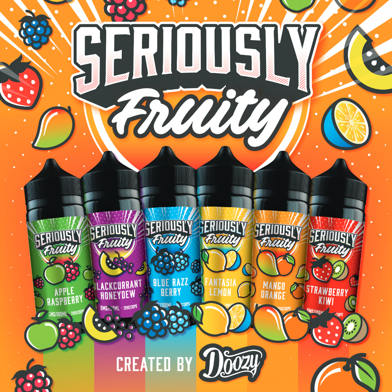 Seriously Fruity 100ml Shortfill Eliquid
