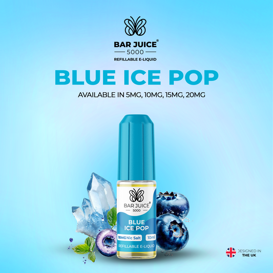 Bar Juice 5000 Blue Ice Pop 10ml Nic Salt Eliquid