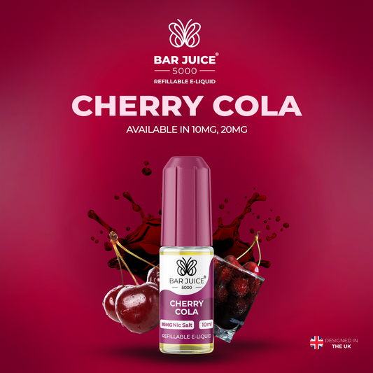 Bar Juice 5000 Cherry Cola 10ml Nic Salt Eliquid
