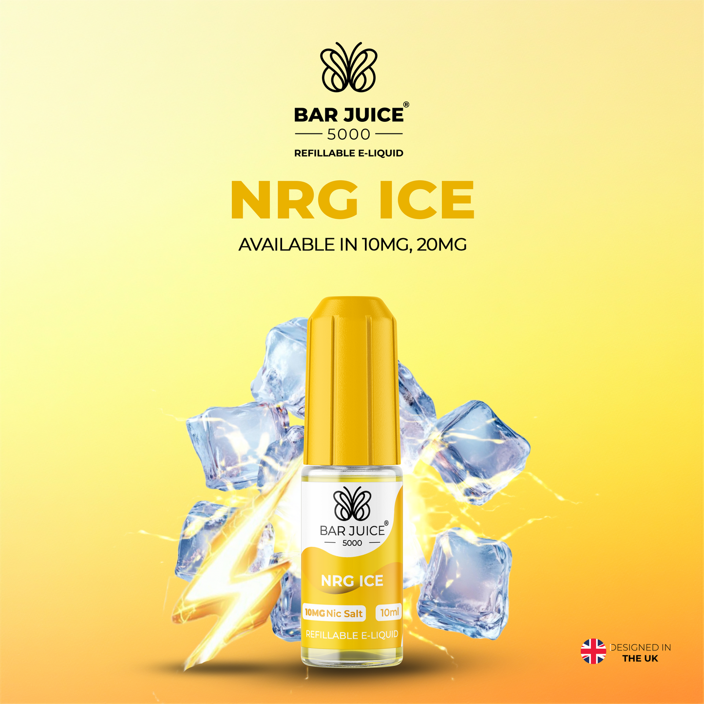 Bar Juice 5000 NRG Ice 10ml Nic Salt Eliquid