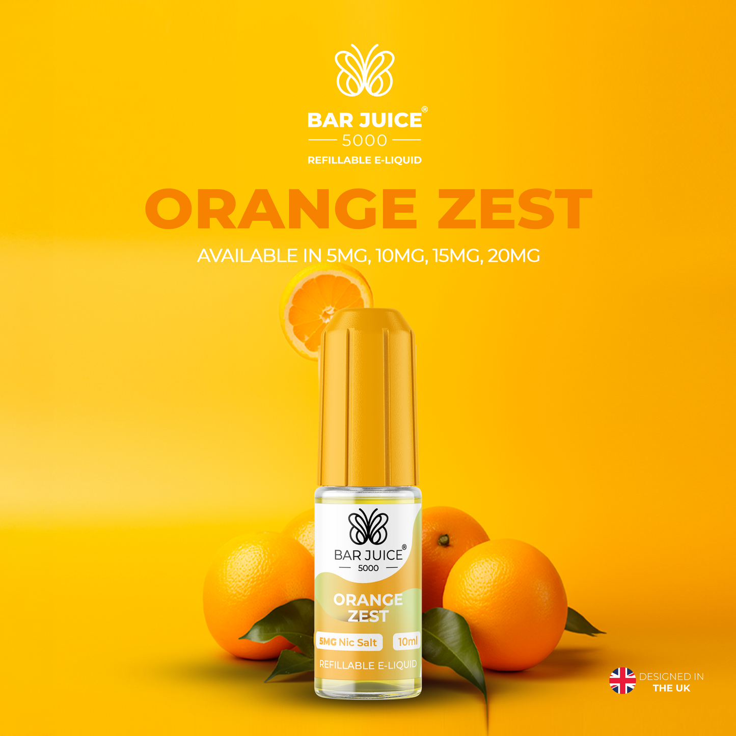 Bar Juice 5000 Orange Zest 10ml Nic Salt Eliquid
