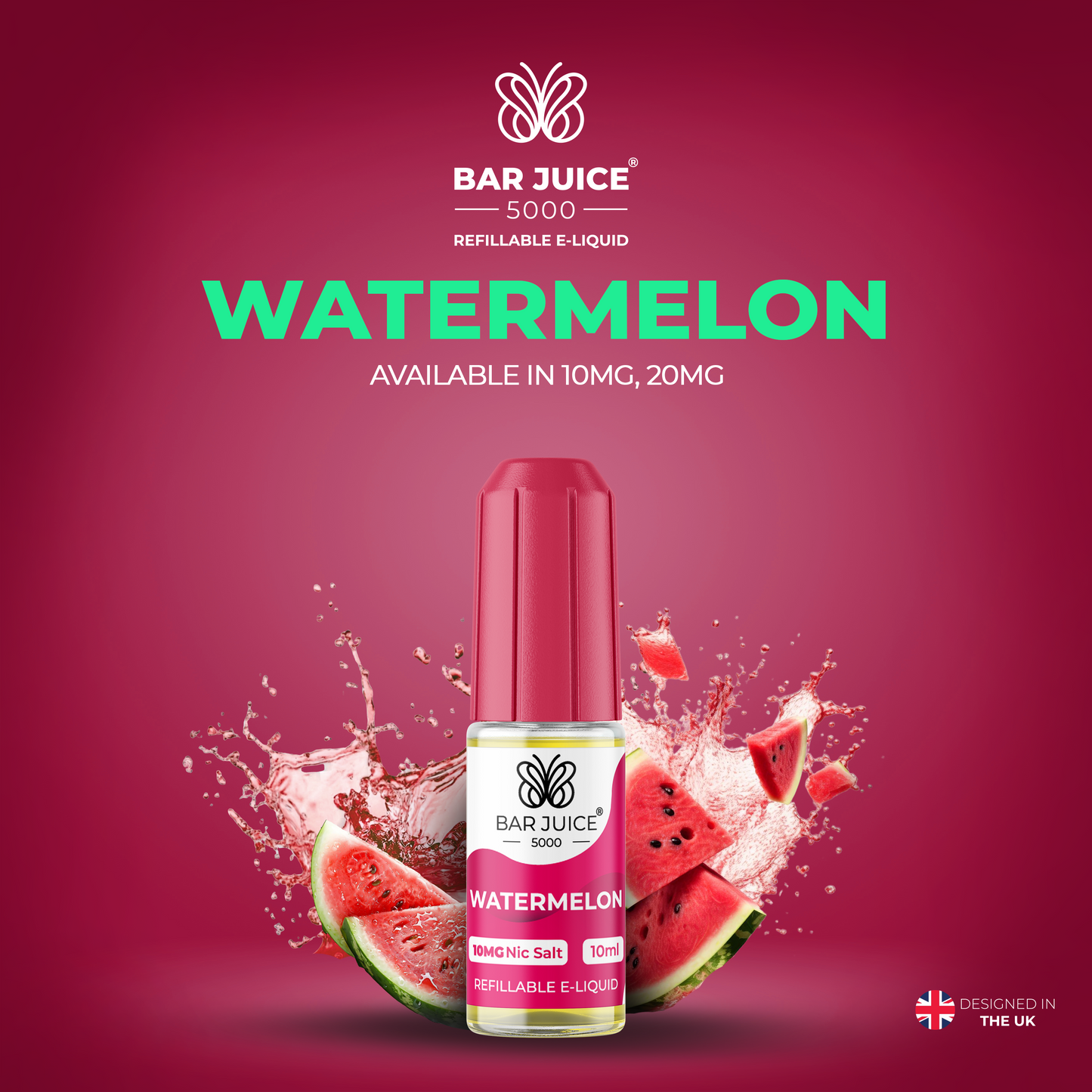 Bar Juice 5000 Watermelon 10ml Nic Salt Eliquid