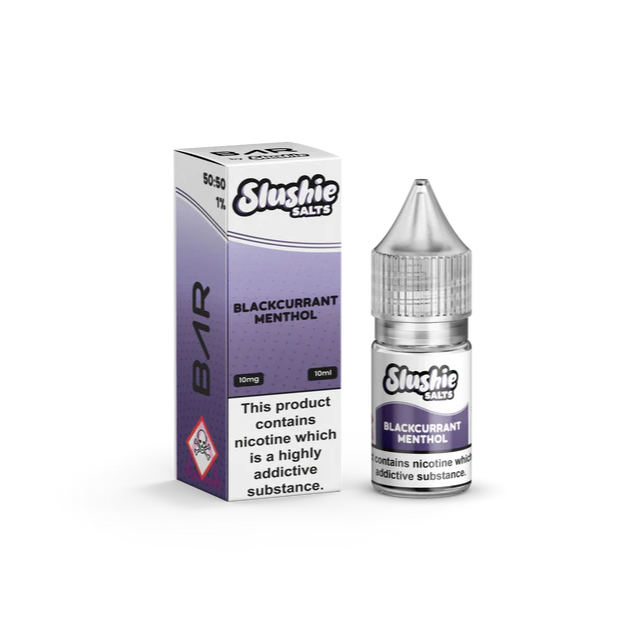 BAR by Slushie Blackcurrant Menthol 10ml Nic Salt Eliquid