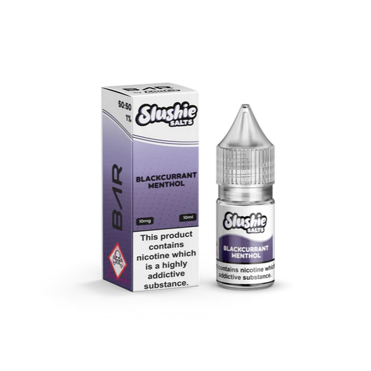 BAR by Slushie Blackcurrant Menthol 10ml Nic Salt Eliquid