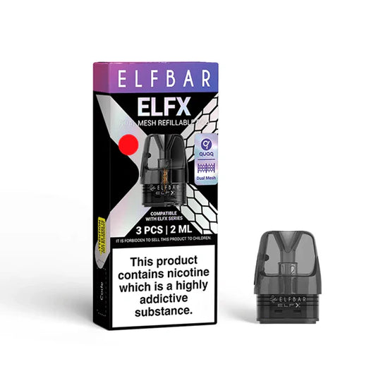 Elfbar ELFX Dual mesh refillable pods (Pack of 3)