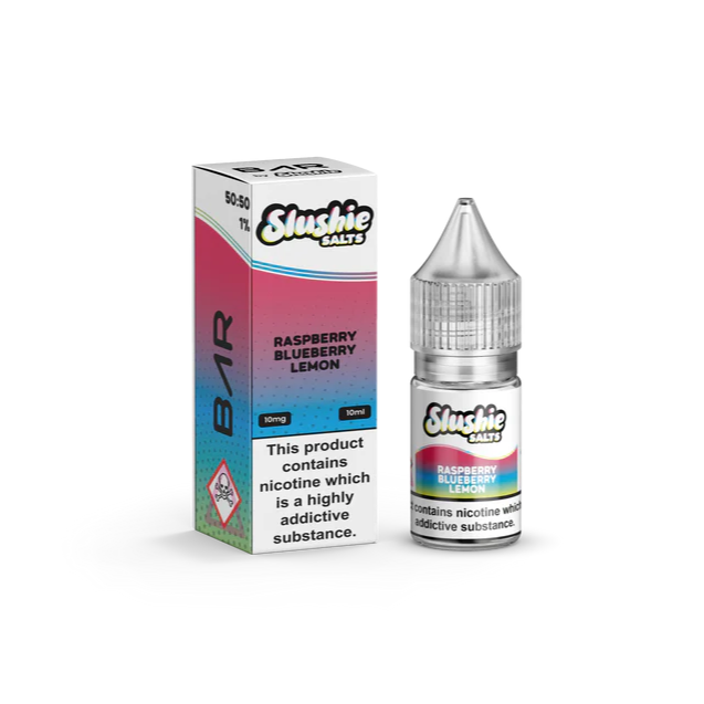 BAR by Slushie Raspberry Blueberry Lemon 10ml Nic Salt Eliquid