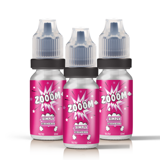 Zooom Simply Strawberry 10ml Eliquid
