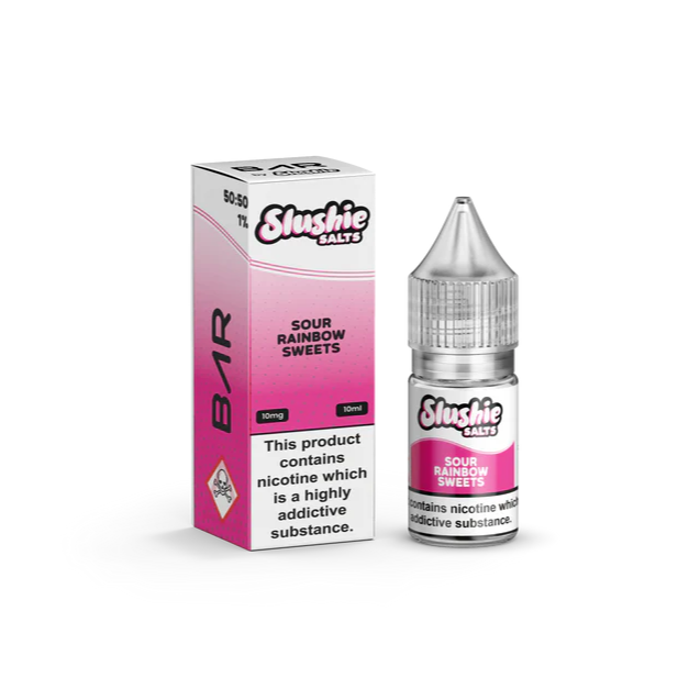 BAR by Slushie Sour Rainbow Sweets 10ml Nic Salt Eliquid