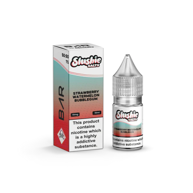 BAR by Slushie Strawberry Watermelon Bubblegum 10ml Nic Salt Eliquid